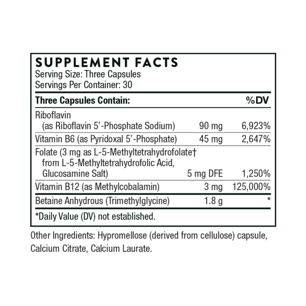 Thorne® Methyl-Gaurd Plus Methylation Factors Thorne $52